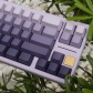 Faint Aroma Full PBT Gradient Purple Dip-dye Keycaps Set Doubleshot Backlit OEM Profile for Cherry MX Mechanical Keyboard